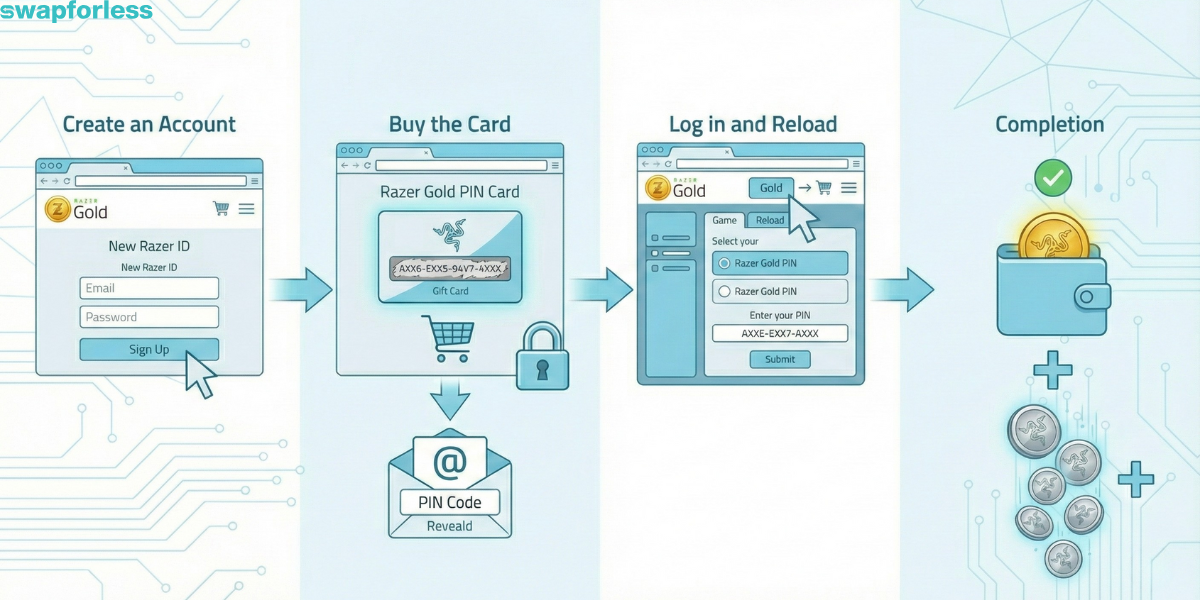 كيف تشحن حساب ريزر جولد؟