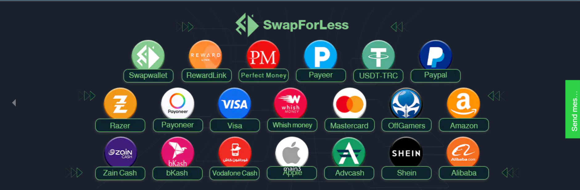 خطوات تبديل بايير إلى فودافون كاش عبر swapforless