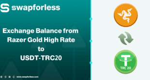 Steps to exchange Razer Gold High Rate balance to USDT-TRC