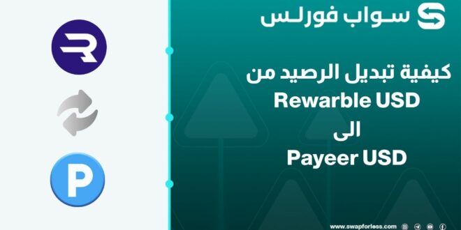 كيفية تبديل الرصيد من Rewarble USD الى Payeer USD