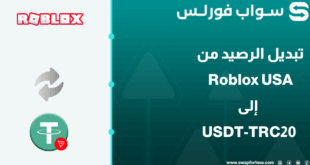 كيفية تحويل رصيد Roblox USA إلى USDT على شبكة TRC20