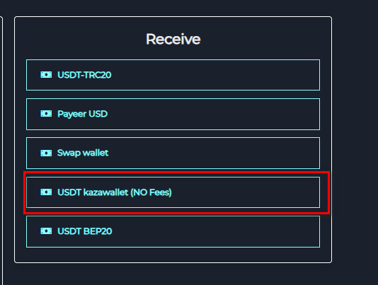 USDT Kazawallet