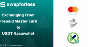 How to Exchange Your Prepaid Mastercard to USDT in Your Kazawallet
