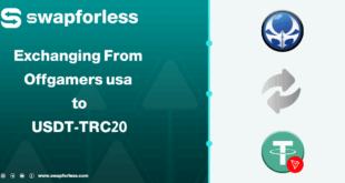 Steps to Exchange Offgamers USA Balance to USDT-TRC20 via Swapforless