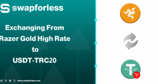 Steps to Exchange Razer Gold High Rate to USDT-BEP20 via Swapforless