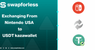 How to Exchange Your Nintendo USA Balnce to USDT in Kazawallet