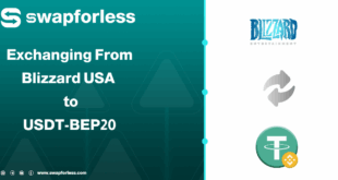Steps to Exchange Blizzard USA Balance to USDT-BEP20 via Swapforless