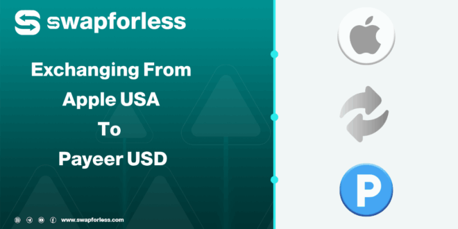 Steps to Exchange Apple USA Balance to Payeer USD via Swapforless