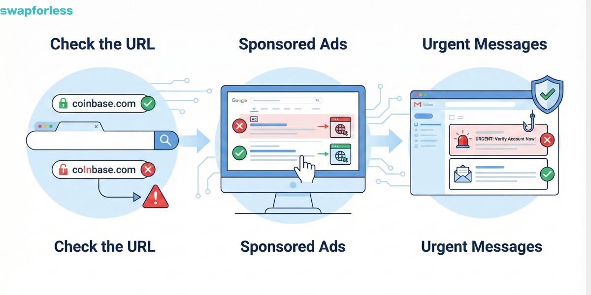 ما هي طرق كشف روابط التصيد الاحتيالي قبل الضغط عليها؟