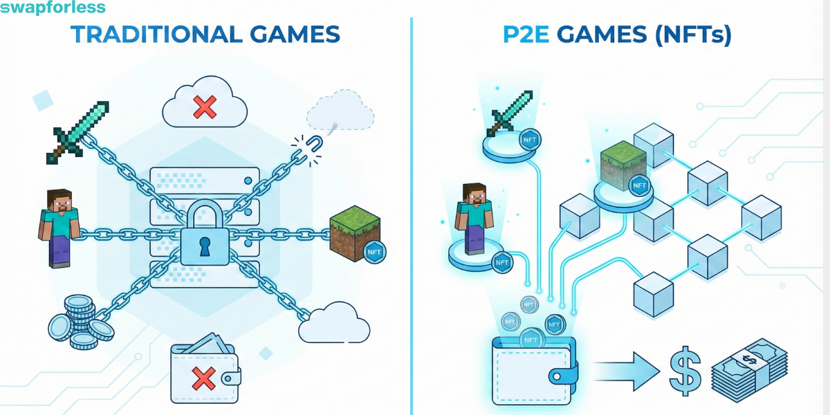 كيف تختلف عن الألعاب التقليدية (مثل Roblox و Fortnite)؟