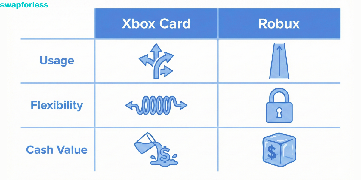 Xbox Gift Card vs Roblox Robux: A Direct Comparison