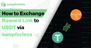 How to Exchange Reward Link to USDT via swapforless