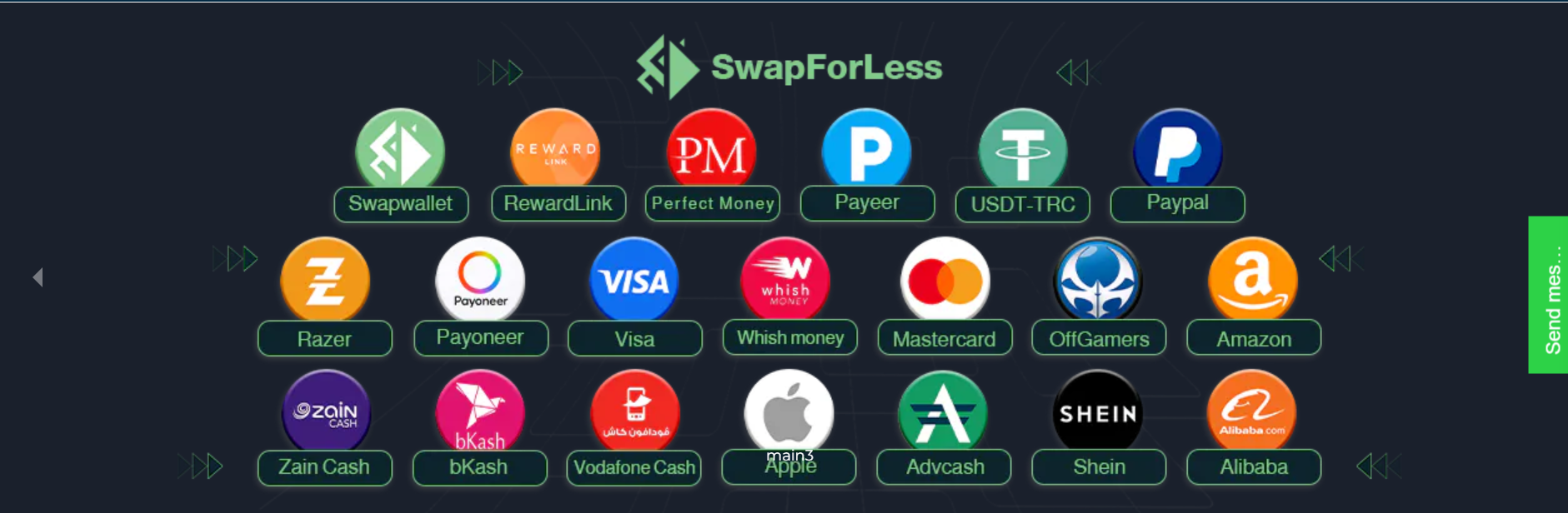 What are the Services of swapforless?