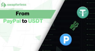 Simple and Easy Steps to Convert from PayPal to USDT via swapforless