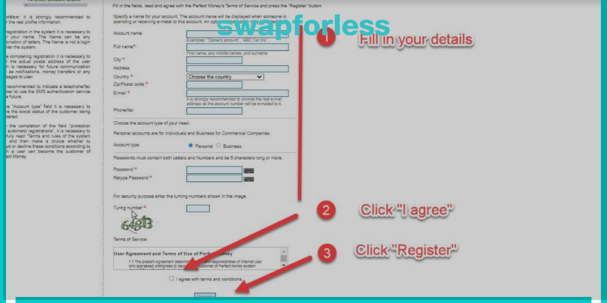 How to Register for a Perfect Money Account