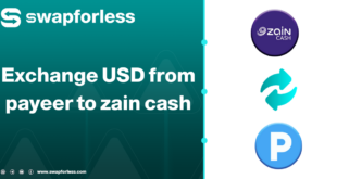 Exchange you USD from payeer to zain cash