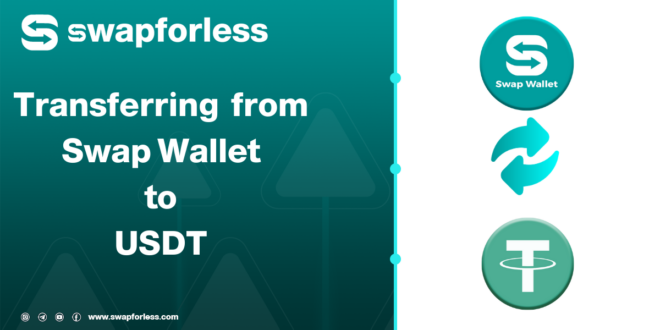 Transferring from Swap Wallet to USDT via Swapforless